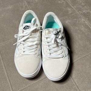 Vans White Classic Skate Sneakers